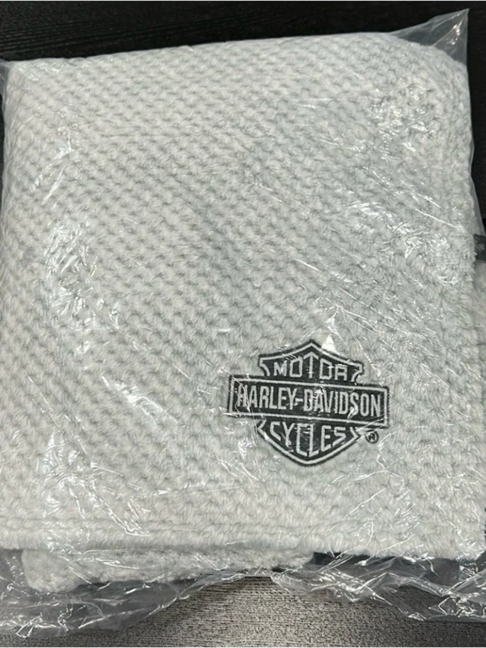Harley-Davidson Plush Embroidered Blanket 62